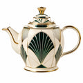 Art-Deco-Teekanne Grün und Gold 1200ml