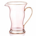 Glaskaraffe 1200ml Rosé mit Griff