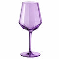 Lila Weinglas mit Facettiertem Design 650ml
