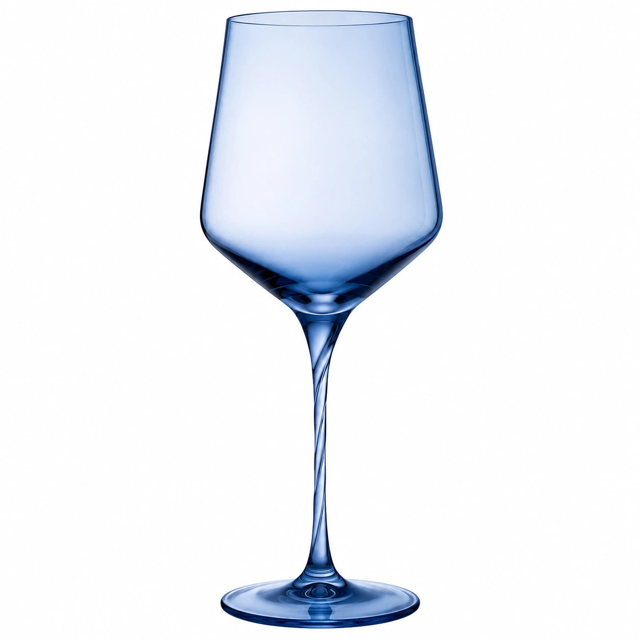 Elegantes blaues Weinglas 450ml