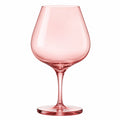 Elegantes Rotweinglas in Rosa 500 ml