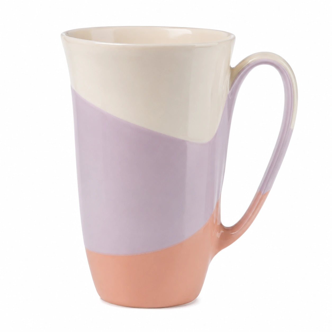 Keramikbecher mit Pastell-Farbverlauf, 360 ml