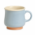 Handgefertigte Keramiktasse 350ml Himmelblau