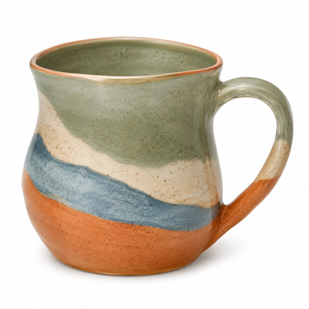 Keramiktasse Handgefertigt in Multicolor - 350ml